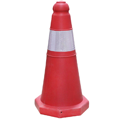 [QUS105] CONE SIGNALITIQUE RIGIDE ANTI-REFLET (H)500×(D)275 mm 2011211035