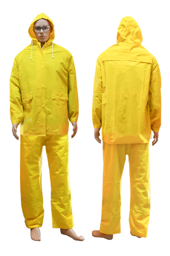 [QUS214] Impermeable avec pantalon jaune taille XXL 2011211062 Prix NET