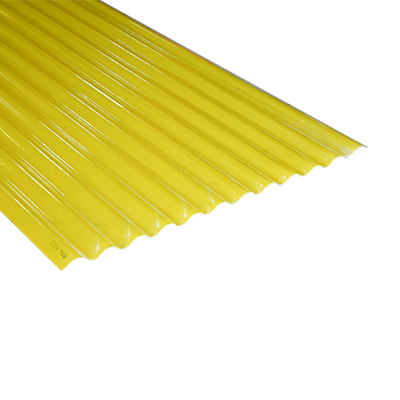 [QUT150] TOLE ONDULEE  JAUNE TRANSPARENTE (L)2.000X(W)900X(T)0.65MM  2080403018
