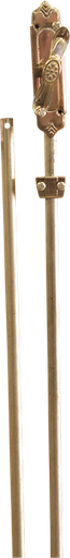 [QUU179] Cremone crhome 152x34 2031202 + tringe 1031001001