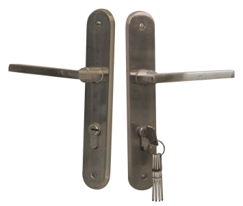 [QUU320] SERRURE PORTE EXT-INT COMPLET  EDH006 (L)225×(W)38×(T)0.8 mm SOPHIE 2030503001