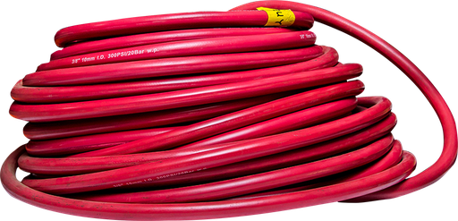 [QUY093] TUYAU DE SOUDAGE ACETYLENE ROUGE  Ø17x Ø10 mm x 50 m 20-60BAR 2110207013