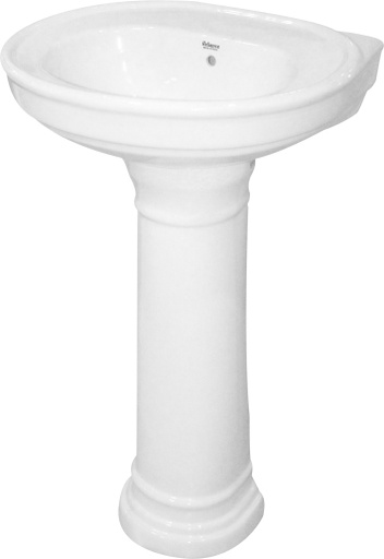 [SNL134] Lavabo avec colonne 23"x17" N°05
