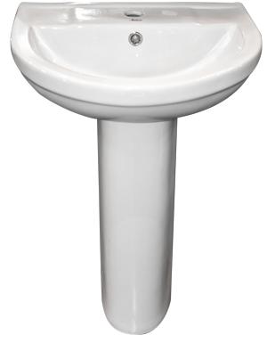 [SNL311] Lavabo avec colonne DP873A blanc aqua