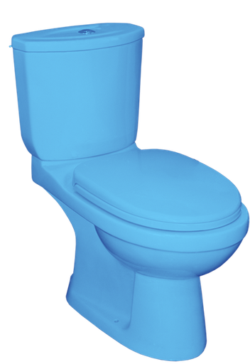 [SNW035] WC ANGLAISE COMPLET D/P DF102P HOR BLEU AQUA