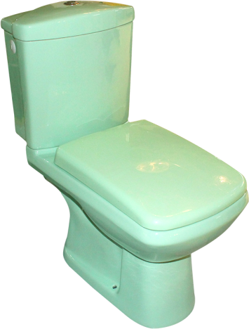 [SNW040] WC anglaise complet d/p DF132P hor vert aqua
