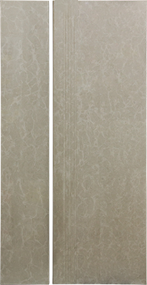 [CCS970] MARCHE 1000X330 white pulati CONTRE 1000X170 white pulati PAIR (ZLTL)