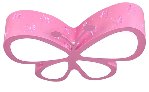 [ELT1174] Plafonnier 3 couleur rose blanc 40-60W D500mm 6449/500