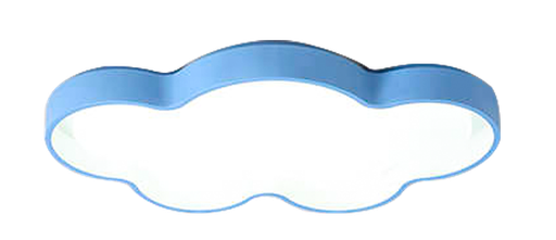 [ELT1178] Plafonnier 3 couleur bleu 50x35mm 6447