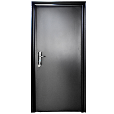 [POD086] PORTE ISO METALLIQUE COMPLET INT NOIRE  2050x920 mm  
 U986257 GAUCHE 