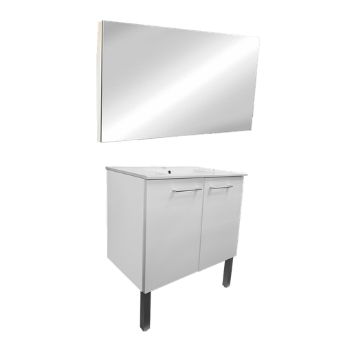 [SNE027] LAVABO MEUBLE + MIROIR RANDAL 3 ELMTS 7102+2171+4884 (ESP) (DSTK)