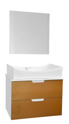 [SNL356] Lavabo meuble PVC + miroir 3ELMTS 70x46x48cm TF-005 1010301082
