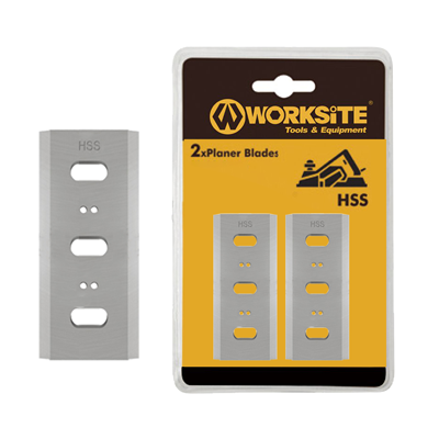 [QUG2457] Lame de rabot 2Pcs Worksite XPBE04