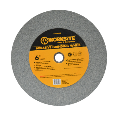 [EPM067] Disque meule abrasif 150x12.7x16mm 80GR Worksite XAGW6-80
