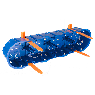 [ELE649] Boite mecanisme 4ELEM mur creu 5925GW Solera (DSTK -40%)