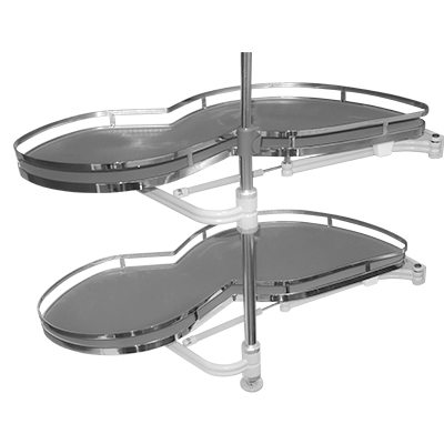 [SGJ236*] PLATEAU BASCULANT GODREJ SS  GAUCHE+Wood 800mm  REF 6486 30162301SD00010  (DSTK) (-50%)