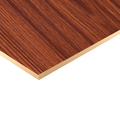 [PLM233] MELAMINE DOUBLE FACE 1220 x 2440 x 18 mm Teak Wood SUEDE / SUEDE (INDE)