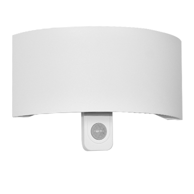 [ELL991] LUMINAIRE EXT LED AVEC DETECTEUR DE MVT 2X 3,5W 4.000K  400LM IP44  307606TF BRILONER (ALL) (DSTK)(40)