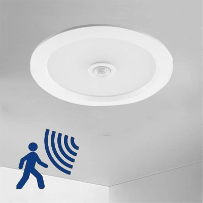 [ELL1030] PLAFONNIER LED AVEC DETECTEUR ∅14,5cm 10W (SF)