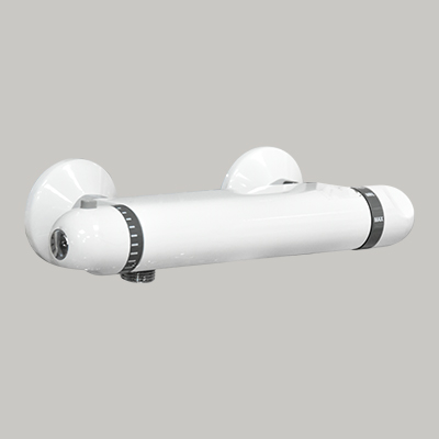 [RBT452]  MITIGEURS DOUCHE THERMOSTATIQUE  N°1 BLANC (SF)