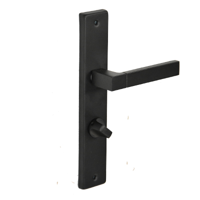 [QUE421] POIGNEE DE PORTE ALU CONDAMNATION  L.240 X l.40MM NOIR MATT  2030503029