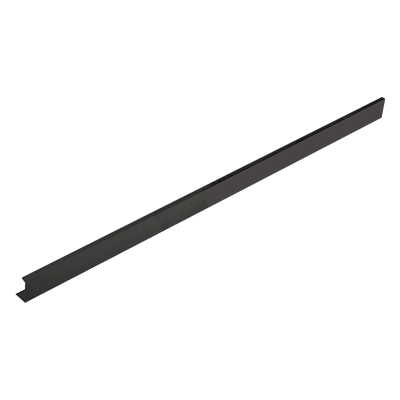 [QUE433] POIGNEE MEUBLE ALU  (6805) L.600XENTRAXE 480MM ANODISE NOIR  1030906341