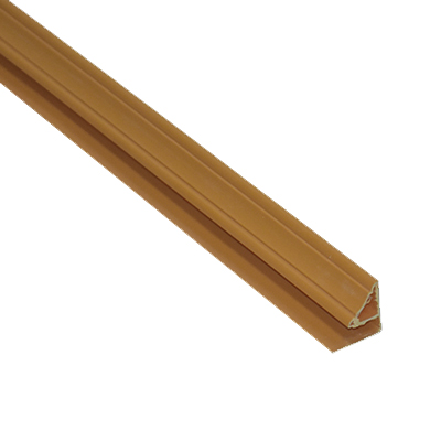 [PLV273] GORGE EN PVC 3950x25x25mm (OBML) BROWN no line