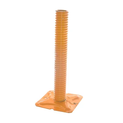 [EGE155] BASE DE VERIN PIVOTANTE REGLABLE POUR  ECHAFAUDAGE 111X245X160 Ø35(MRL)