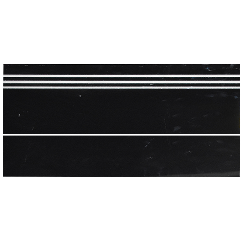 [CIS1061] MARCHE 1200 x 300 CONTRE MARCHE 1200 X 200 ZED BLACK (BR) (UE)