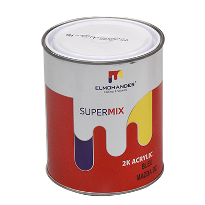 [PAU123] SUPERMIX 2K ACRYLIC BLEU MAZDA DC 1L (ELM) (PRIX NET) SP