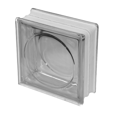 [ADC715] BRIQUE DE VERRE 19x19x8cm SUN CLEAR PRIX NET