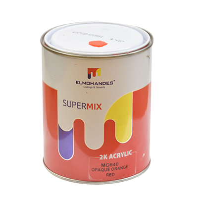 [PAU156] Supermix 2K acrylic opaque orange red MC1640 1L (ELM) PRIX NET
