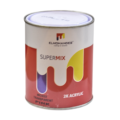 [PAU157] SUPERMIX 2K ACRYLIC TRANSPARENT PINK MC1653= MC653  1L (ELM) (PRIX NET)