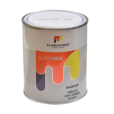 [PAU165] SUPERMIX BASECOAT LIGHT CHROME YELLOW  MB1220= MB220  1L (ELM) (PRIX NET)