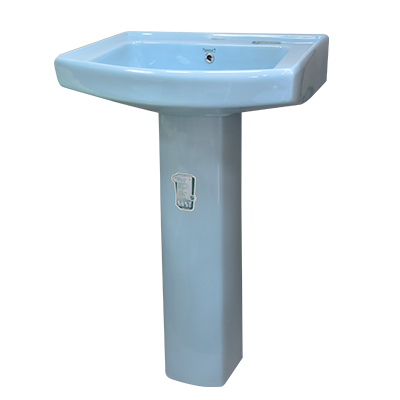 [SNL587] LAVABO AVEC COLONNE POLO SET-BLUE (DNV)