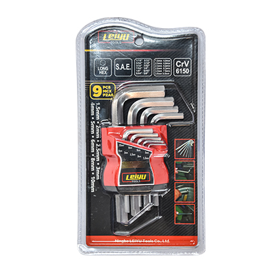 [QUG3114] JEU DE 9 CLES A HEXAGONALE PLIANTES LONGEUR  ETENDUE extended(1,5-2-2,5-3-4-5-6-8-10MM) (ZLTLQ)