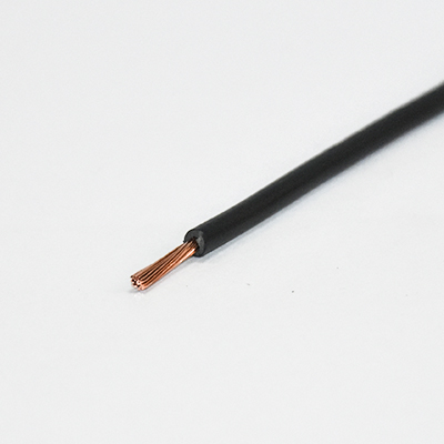 [ELF493] FIL ISOLE SOUPLE HO7VK 1,5MM  NOIR (CKR)  /M