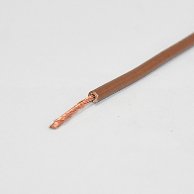[ELF496] FIL ISOLE SOUPLE HO7VK 1,5MM  MARRON (CKR)  /M