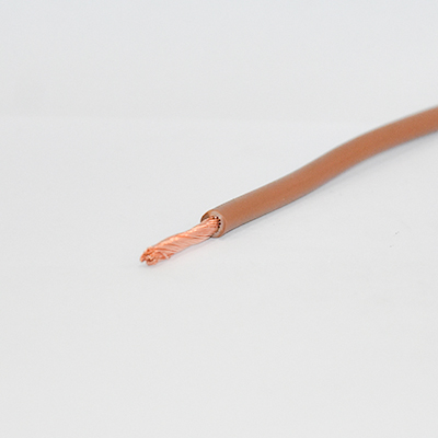 [ELF499] FIL ISOLE SOUPLE HO7VK 2,5MM  MARRON (CKR)  /M