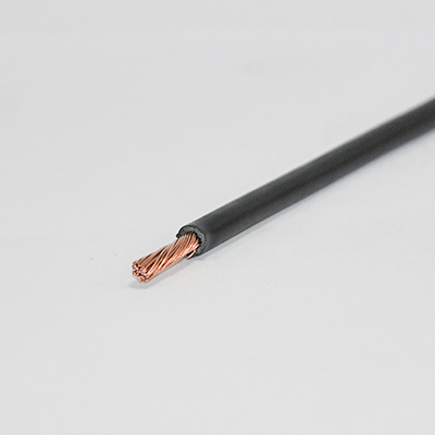 [ELF508] FIL ISOLE SOUPLE HO7VK 6MM NOIR (CKR)  /M