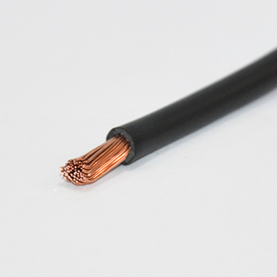 [ELF514] FIL ISOLE SOUPLE HO7VK 10MM NOIR (CKR)  /M