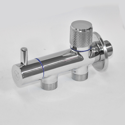 [RBT679] Robinet D arret rond 1/2"X1/2" laiton chrome 1010103089