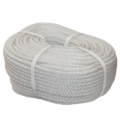 [QUG3206] CORDE NYLON 10MM BLANC 100 YARD RLX 91,45M (UE)