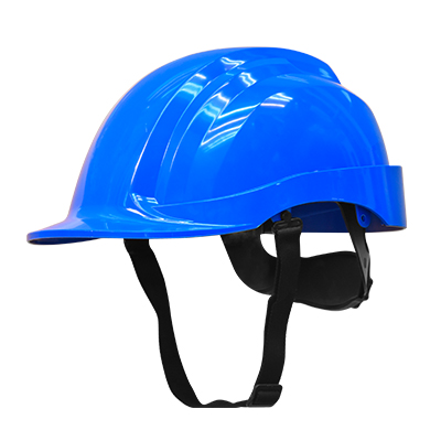 [QUS460] CASQUE DE CHANTIER AVEC BANDE ANTI TRANSPIRATION CERTIFIER EN BLEU (NGL)