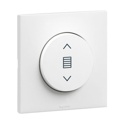 [EGUI605] INTERRUPTEUR VOLET ROULANT 3 POSITIONS 10AX 250V ENC 1P 2MOD5-300V  MAT URBANO LEGRAND UB2610WH