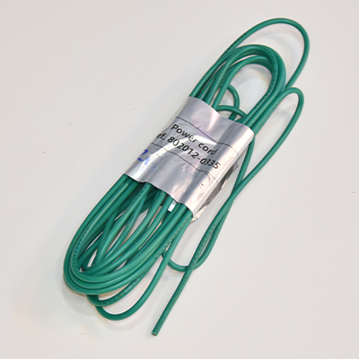 [PRPC018] CORDON D ALIMENTATION  POMPE A CHALEUR WIRE: 2.5 MM2  GREEN, COPPER CORE, BVR TYPE POWER CORD 802012-0335 (5M)