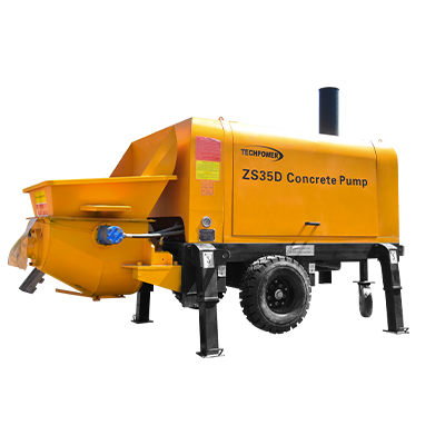 [QUM242] MACHINE PORTATIVE DE POMPE A BETON AVEC MOT DIESEL ZS35D 2010107014