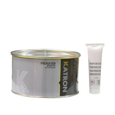 [PAU236] MASTIC POLYESTER GRIS GRADE B 1.8KG DURCISSEUR PATE(ELM) PRIX NET
