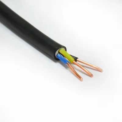 [ELF538] Cable industriel rigide noir 0,6/1kVA 3G4mm² N2XY (B-N-V/J) (VTN) turquie RLX 100M