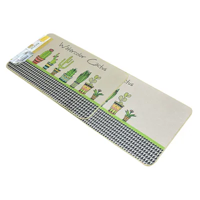 [ADC863] TAPIS DE CUISINE 45X75 + 45X120 CM B1009-64 (CACTUS)
